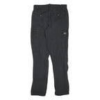 CARHARTT Womens Cotton Blend Black Regular Fit Straight Leg Trousers W28 L28