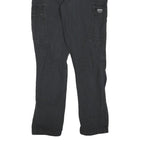 CARHARTT Womens Cotton Blend Black Regular Fit Straight Leg Trousers W28 L28