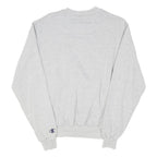 CHAMPION Womens Grey Mount Carmel Mom Crew Neck S Cotton Blend Sweatshirt