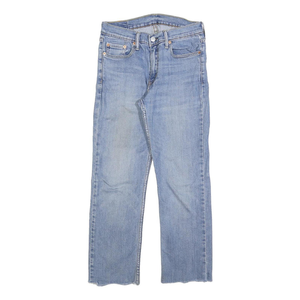 LEVI'S 514 Classic Mens Jeans Blue Classic Straight Denim Medium W30 L27 Zip