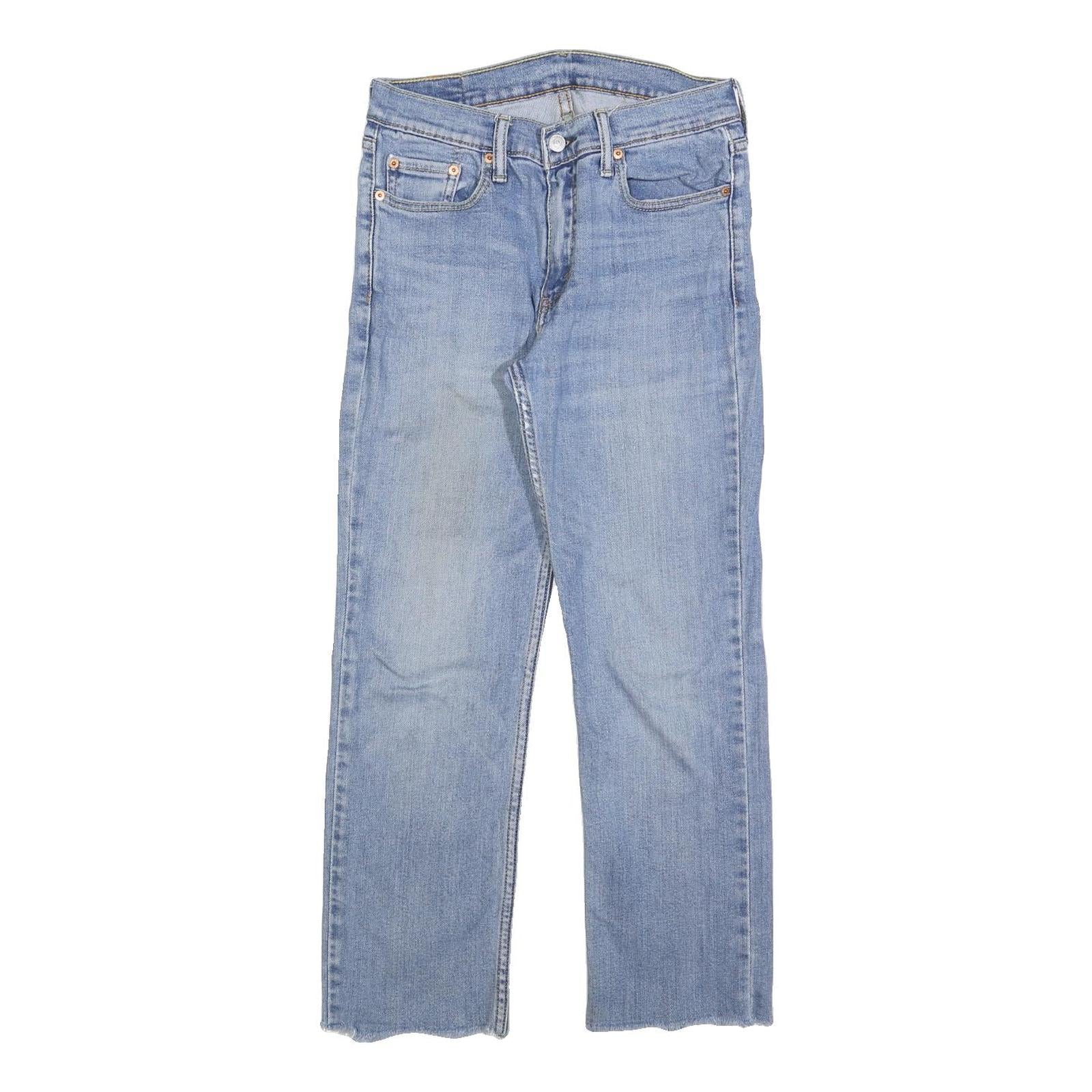 LEVI'S 514 Classic Mens Jeans Blue Classic Straight Denim Medium W30 L27 Zip