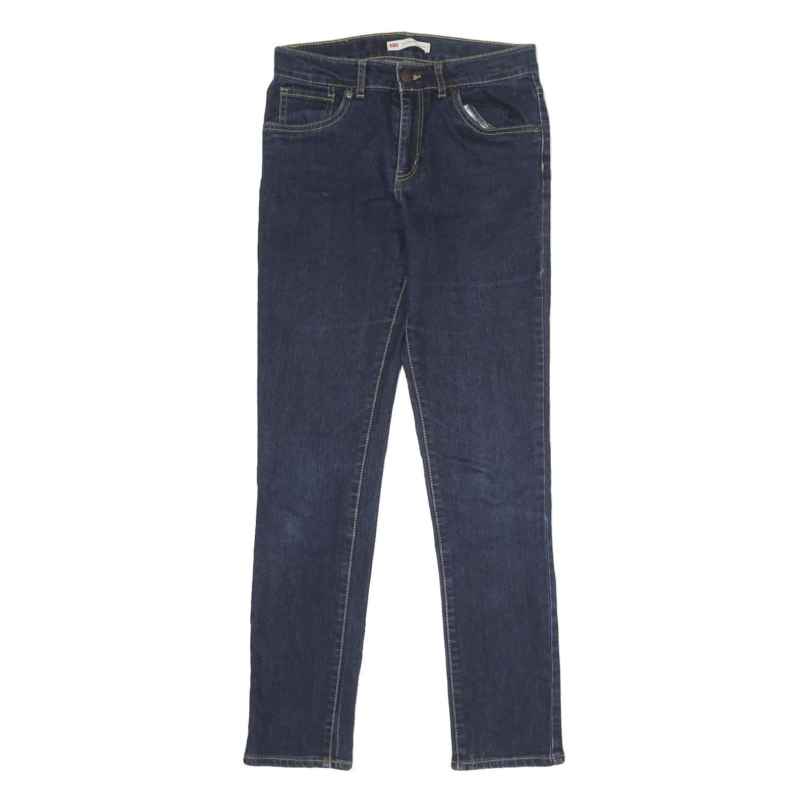 LEVI'S 721 Womens Slim Blue Denim Medium W28 L28 Slim Fit Jeans