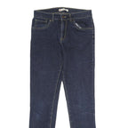 LEVI'S 721 Womens Slim Blue Denim Medium W28 L28 Slim Fit Jeans