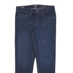 CHAPS Mens Slim Jeans Blue Denim Straight Fit W34 L30 Zip Cotton Blend
