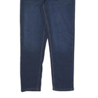 CHAPS Mens Slim Jeans Blue Denim Straight Fit W34 L30 Zip Cotton Blend