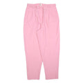 JACLYN SMITH Womens Polyester Blend Pink Relaxed Tapered Trousers W30 L30
