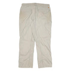 CARHARTT Mens Cotton Blend Beige Relaxed Fit Straight Trousers W38 L32 Workwear