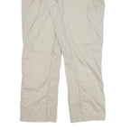 CARHARTT Mens Cotton Blend Beige Relaxed Fit Straight Trousers W38 L32 Workwear