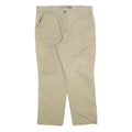 CARHARTT Mens Cotton Blend Beige Relaxed W38 L30 Workwear Trousers Zip Closure