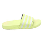 ADIDAS Adilette Mens Slide Sandals Yellow White Synthetic UK 6 Comfort Pool