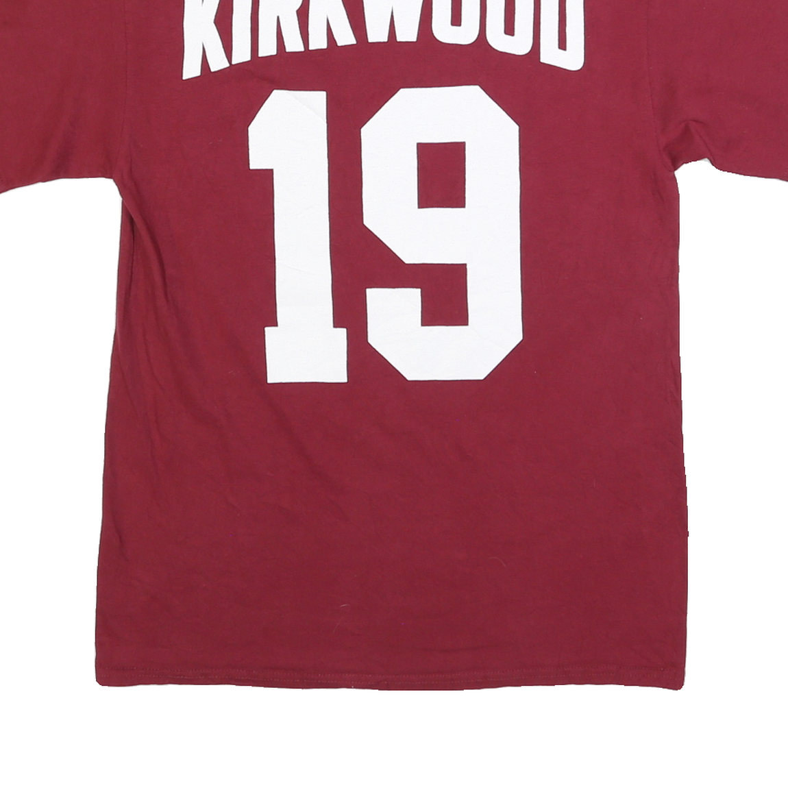 PORT & COMPANY Mens Red Kilroys Football Graphic T-Shirt M Short Sleeve Crew