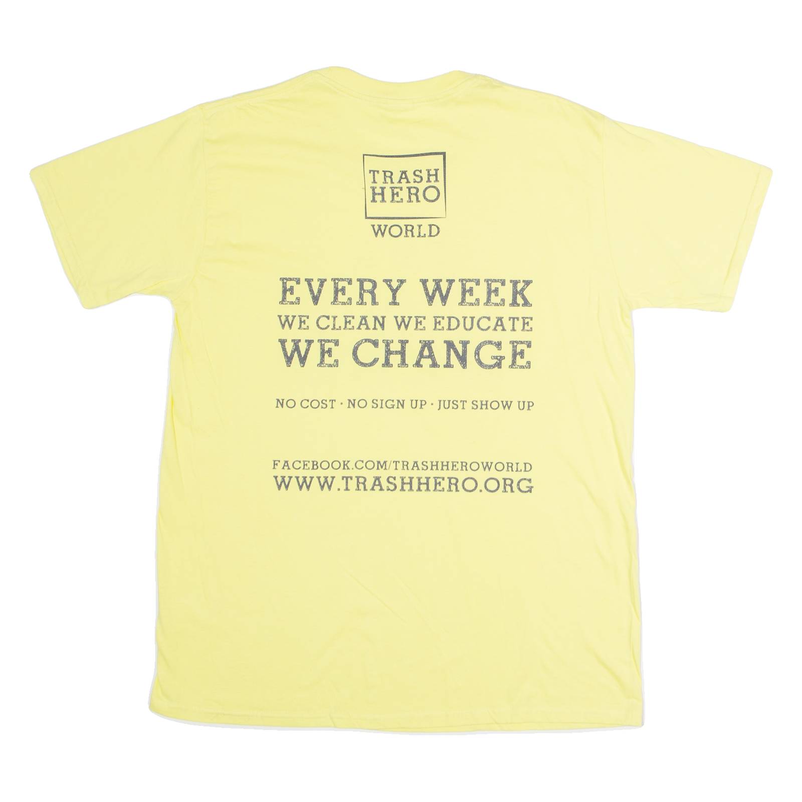 GILDAN Im A Trash Hero Mens T-Shirt Yellow L