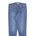 LEVI'S Womens Jeans Blue Slim Skinny Denim Medium W28 L26 Stylish Zip Closure