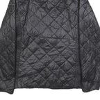 LAUREN RALPH LAUREN Womens Black Quilted Jacket XS Polyester Blend Zip Casual