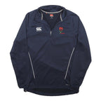 CANTERBURY Mens Navy Blue Rose Half Zip M Sweatshirt Sports Training Activewear