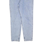 KARL KANI Mens Regular Fit Blue Denim Raw Jeans W35 L32 Classic Cotton Blend Zip