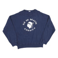 Mens Blue Ile De Beaute Corsica Crew Neck S Cotton Blend Sweatshirt