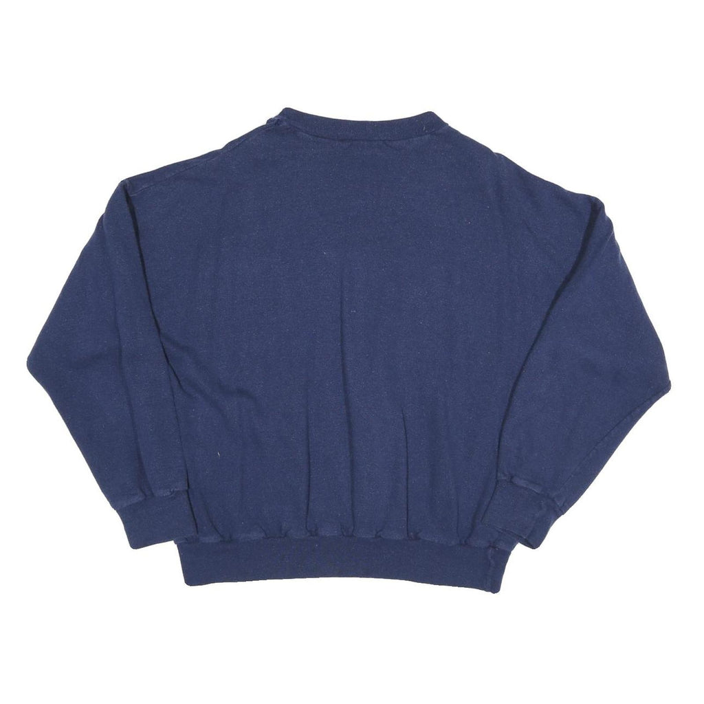 Mens Blue Ile De Beaute Corsica Crew Neck S Cotton Blend Sweatshirt