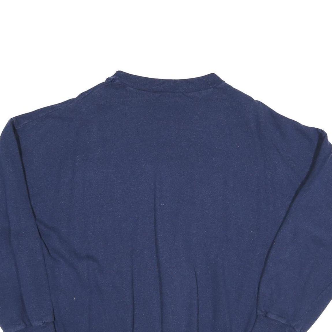 Mens Blue Ile De Beaute Corsica Crew Neck S Cotton Blend Sweatshirt