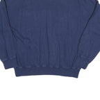 Mens Blue Ile De Beaute Corsica Crew Neck S Cotton Blend Sweatshirt