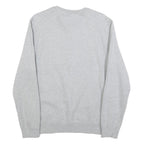 CHAMPION Womens Grey Sweatshirt Crew Neck M Cotton Blend Logo Pullover
