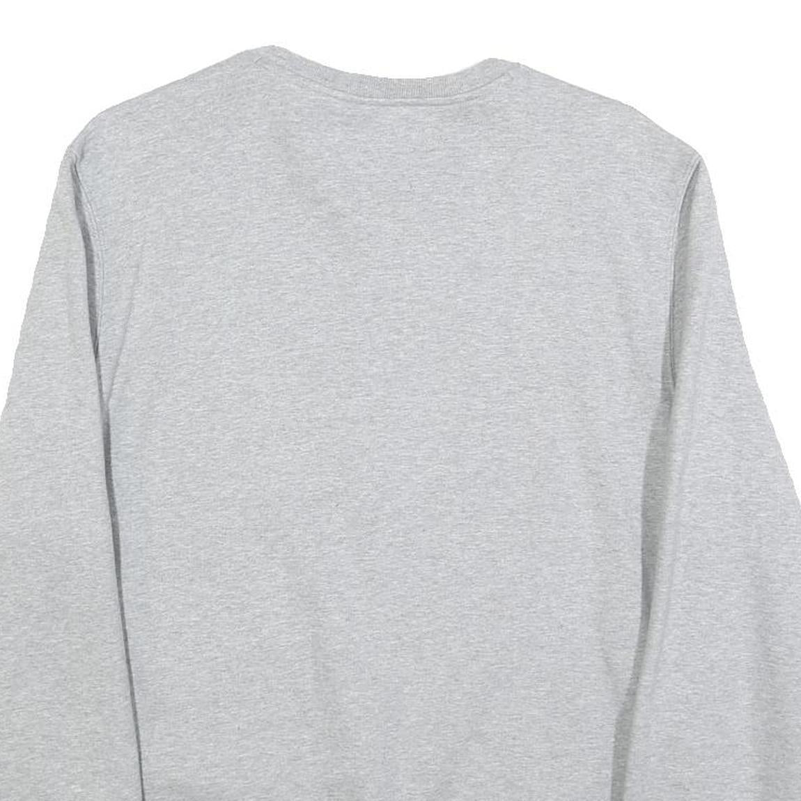 CHAMPION Womens Grey Sweatshirt Crew Neck M Cotton Blend Logo Pullover