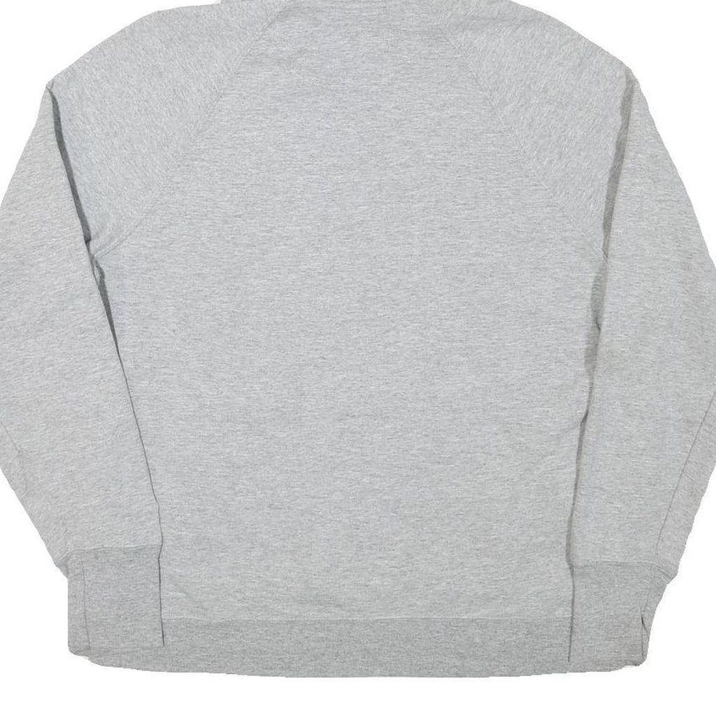 CHAMPION Womens Grey Hoodie L Classic Logo Pullover Casual Sweatshirt