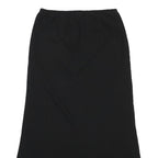 METAPHOR Womens Black Mini Polyester Swing Skirt Size M Elegant Ruffle Hem