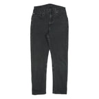 LEVI'S Mens Black Slim Skinny Denim Jeans Cotton Blend W30 L28 Stylish Zip