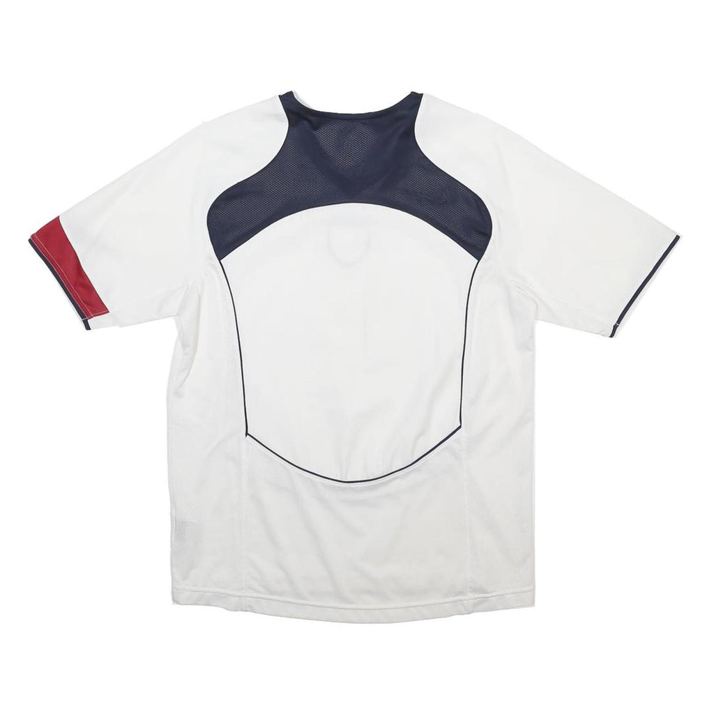 NIKE Nike USMNT Total 90 Reissue 2004 Womens White Red Graphic T-Shirt XL V-Neck