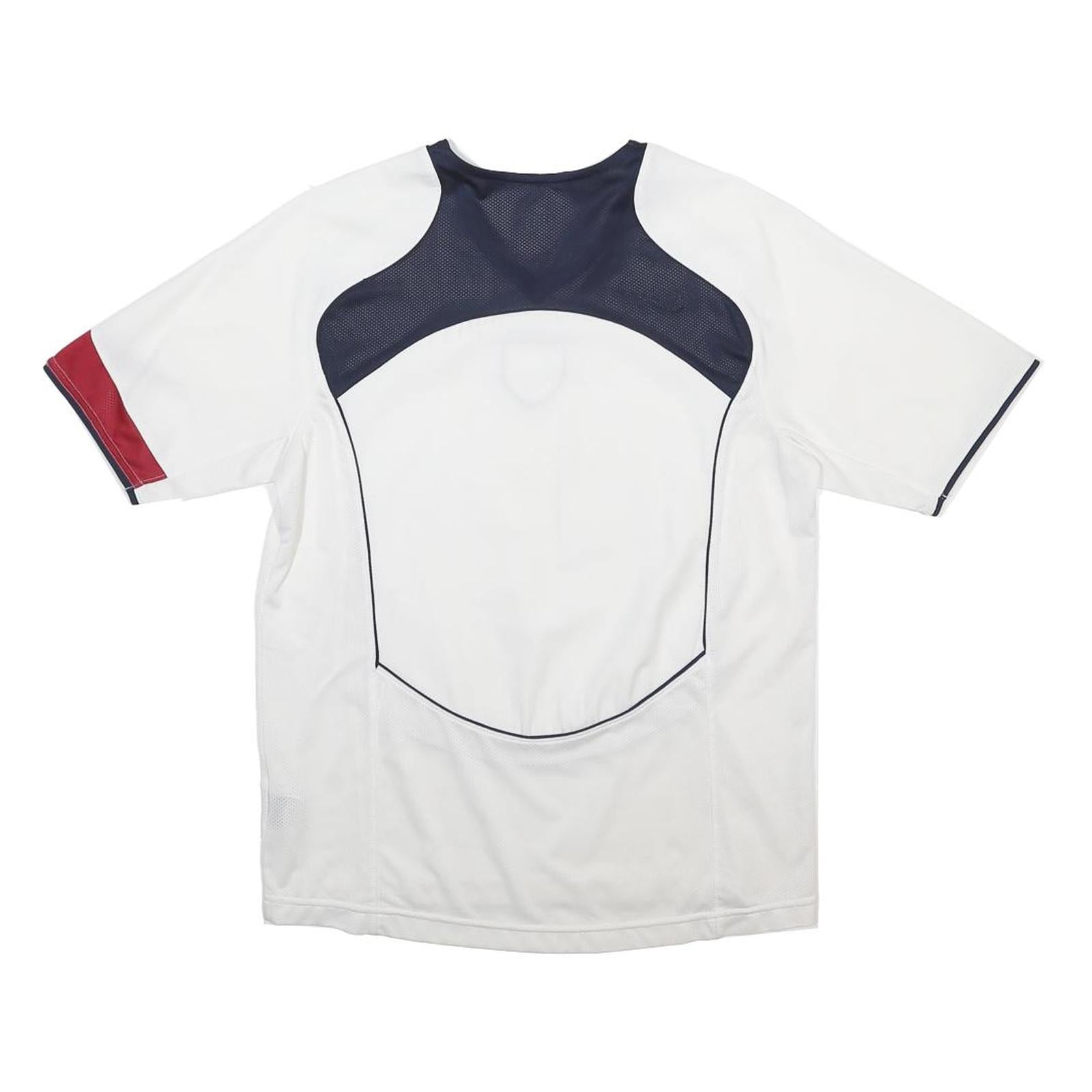 NIKE Nike USMNT Total 90 Reissue 2004 Womens White Red Graphic T-Shirt XL V-Neck
