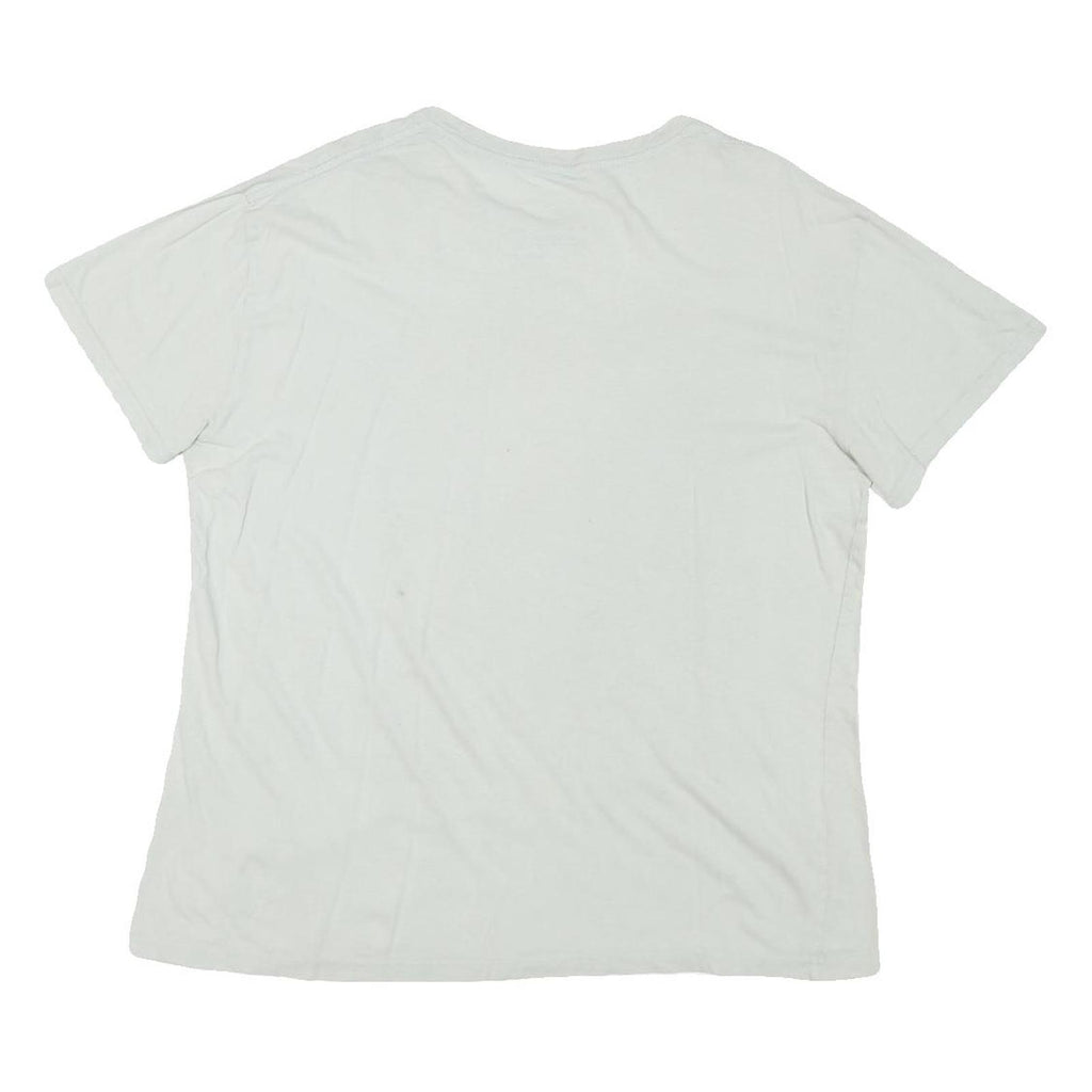 THE ROLLING STONES Womens White Graphic T-Shirt 2XL Short Sleeve Crew Neck Band