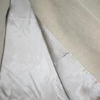 PENDLETON Womens Beige Wool Blend Classic Coat L Plain Button Closure Elegant