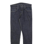 LEVI'S 508 Tapered Mens Jeans Blue Slim Tapered Denim Raw W28 L30