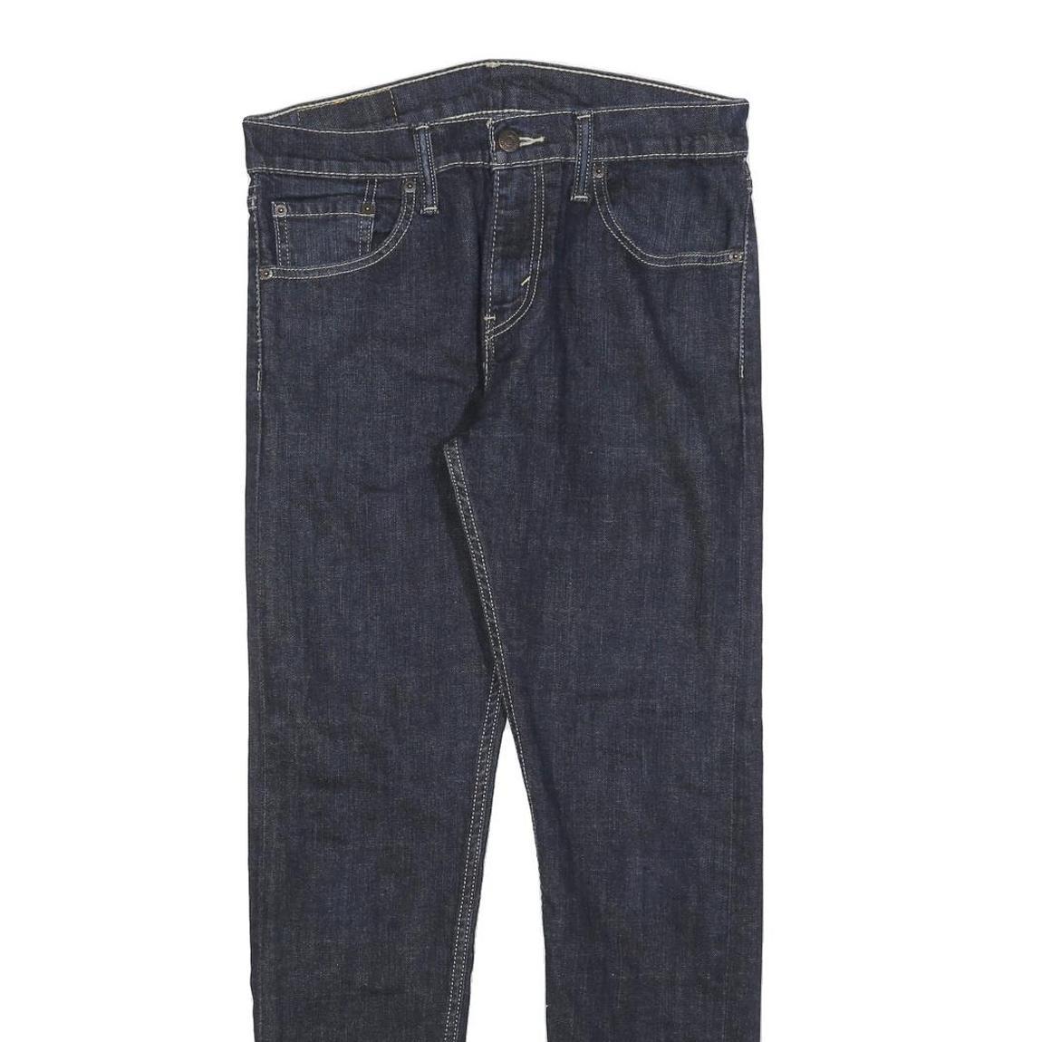 LEVI'S 508 Tapered Mens Jeans Blue Slim Tapered Denim Raw W28 L30