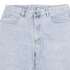 GIORGIO Mens Denim Blue Casual Shorts XL W34 Cotton Blend Relaxed Fit