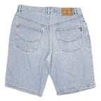GIORGIO Mens Denim Blue Casual Shorts XL W34 Cotton Blend Relaxed Fit
