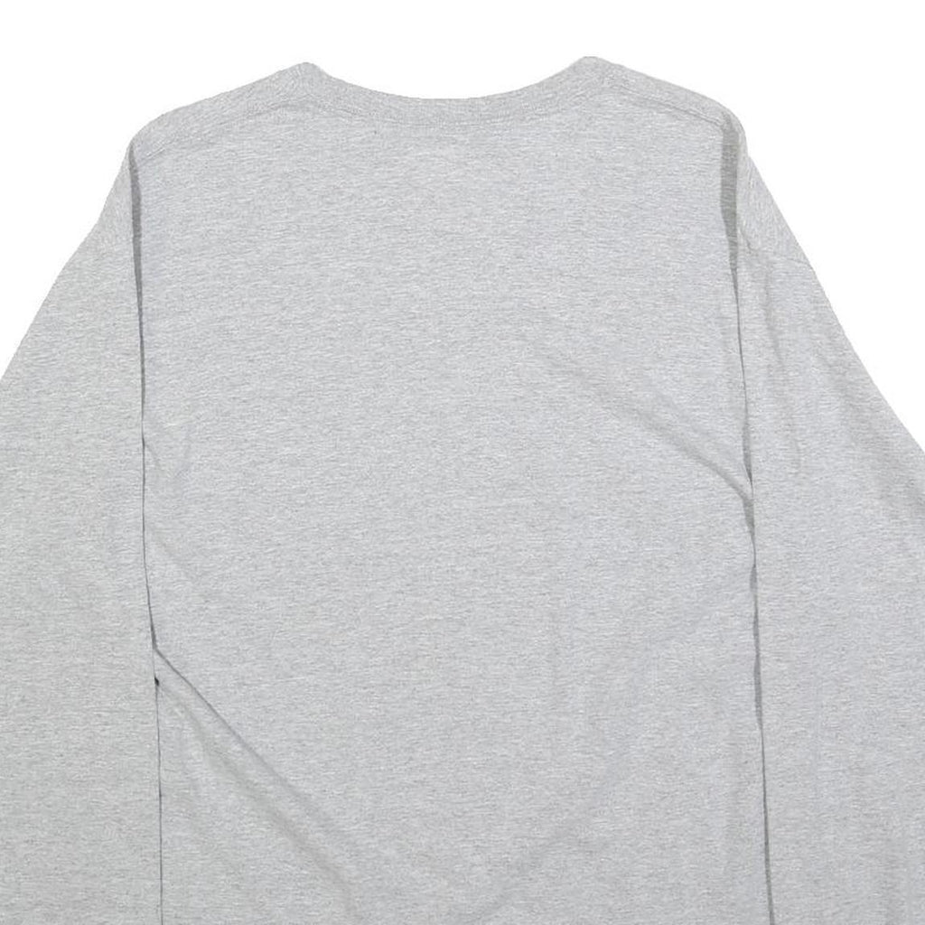 CHAMPION Mens Grey Whitworth Pirates Graphic Long Sleeve Crew Neck T-Shirt L