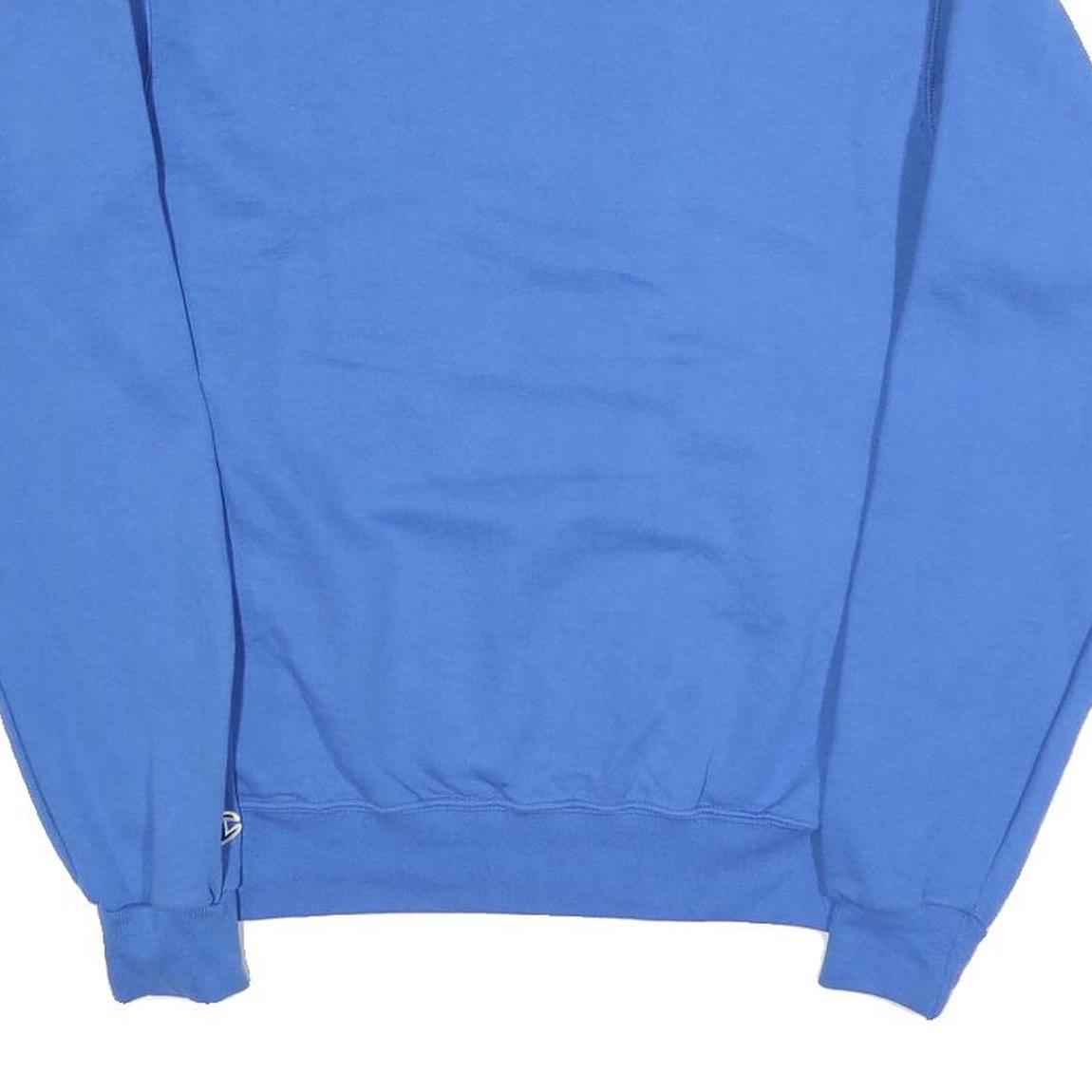 CHAMPION Mens Blue Capital City Track Club Crew Neck S Cotton Sweatshirt