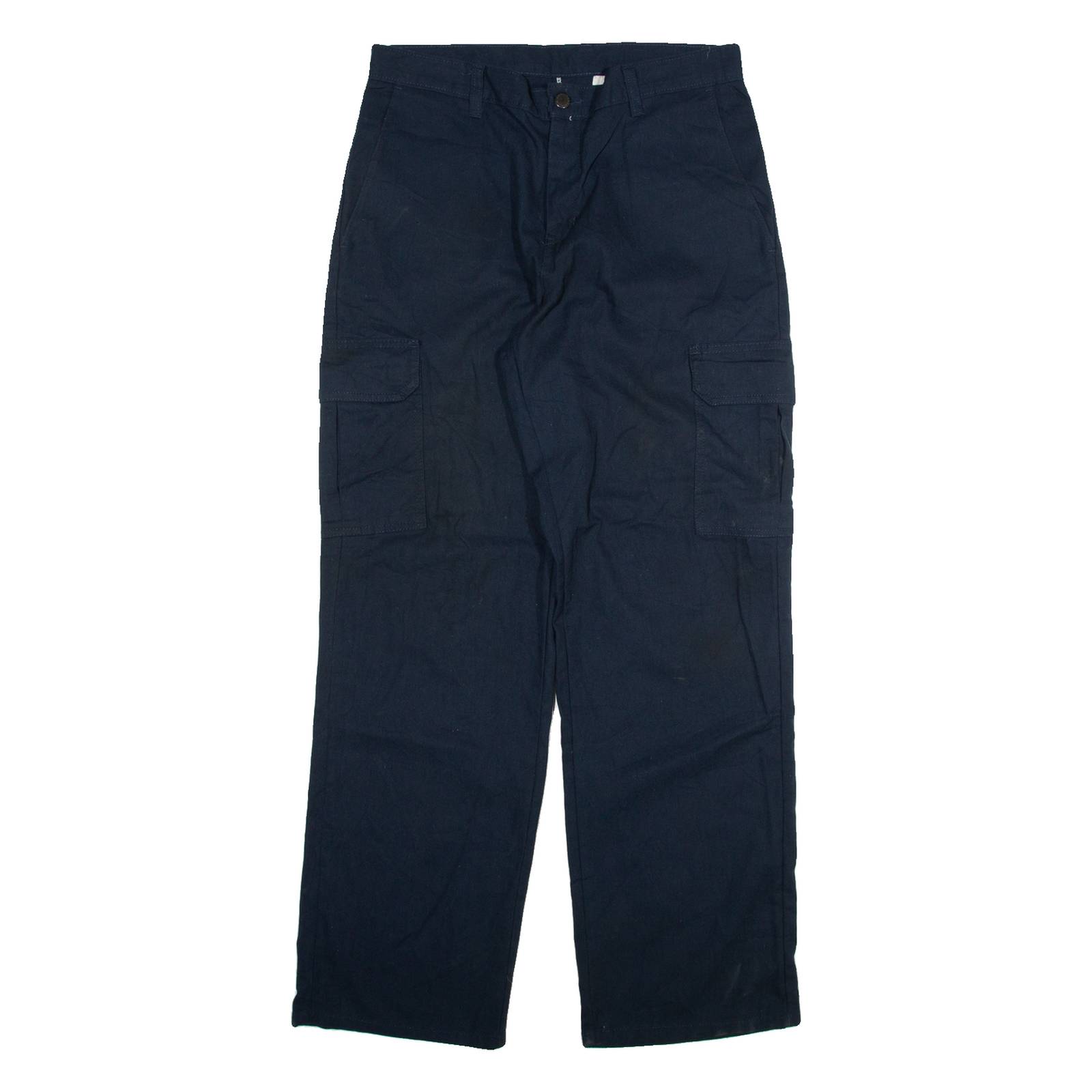 DICKIES Cargo Mens Trousers Blue Relaxed Straight W32 L32
