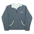 ELLESSE Womens Blue Plain Pullover Polyester Jumper Crew Neck UK 10 Casual