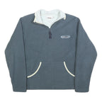 ELLESSE Womens Blue Plain Pullover Polyester Jumper Crew Neck UK 10 Casual