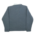 ELLESSE Womens Blue Plain Pullover Polyester Jumper Crew Neck UK 10 Casual