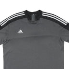 ADIDAS Mens Grey Black Sports T-Shirt XL Short Sleeve Crew Neck Athletic