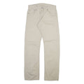 LEVI'S 514 Mens Trousers Beige Slim Straight W30 L32