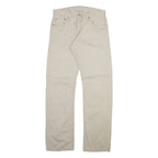 LEVI'S 514 Mens Trousers Beige Slim Straight W30 L32