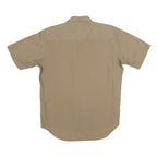 PROTOCOL Mens Beige Short Sleeve Shirt L Casual Button Front Summer Style