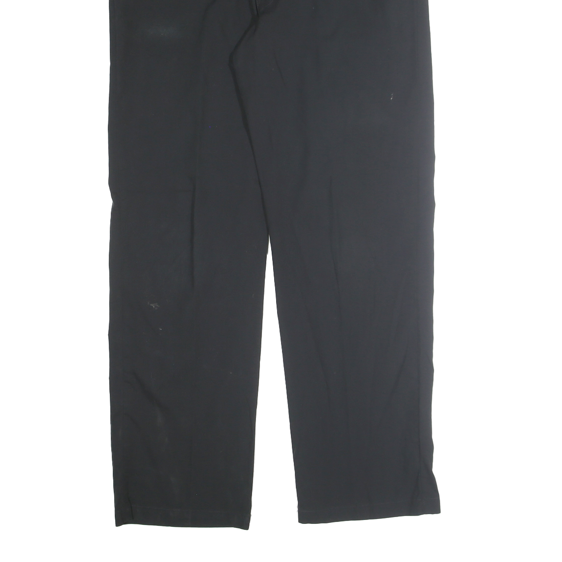 DICKIES Mens Cotton Blend Black Regular Fit Straight Leg Trousers W36 L32