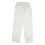 White Mens Regular Fit Denim Jeans W30 L29 Painted Look Workwear Casual