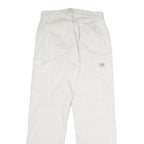 White Mens Regular Fit Denim Jeans W30 L29 Painted Look Workwear Casual